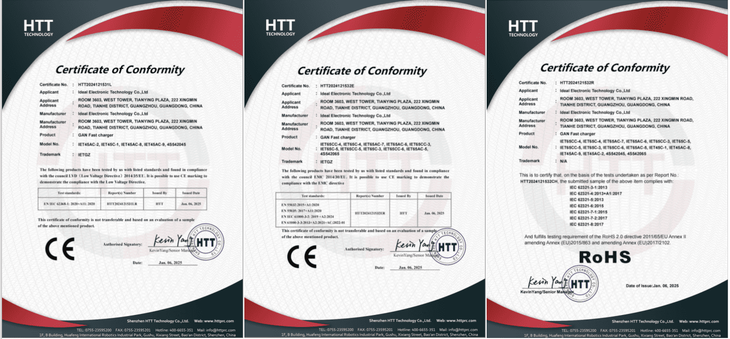 Product Certifications