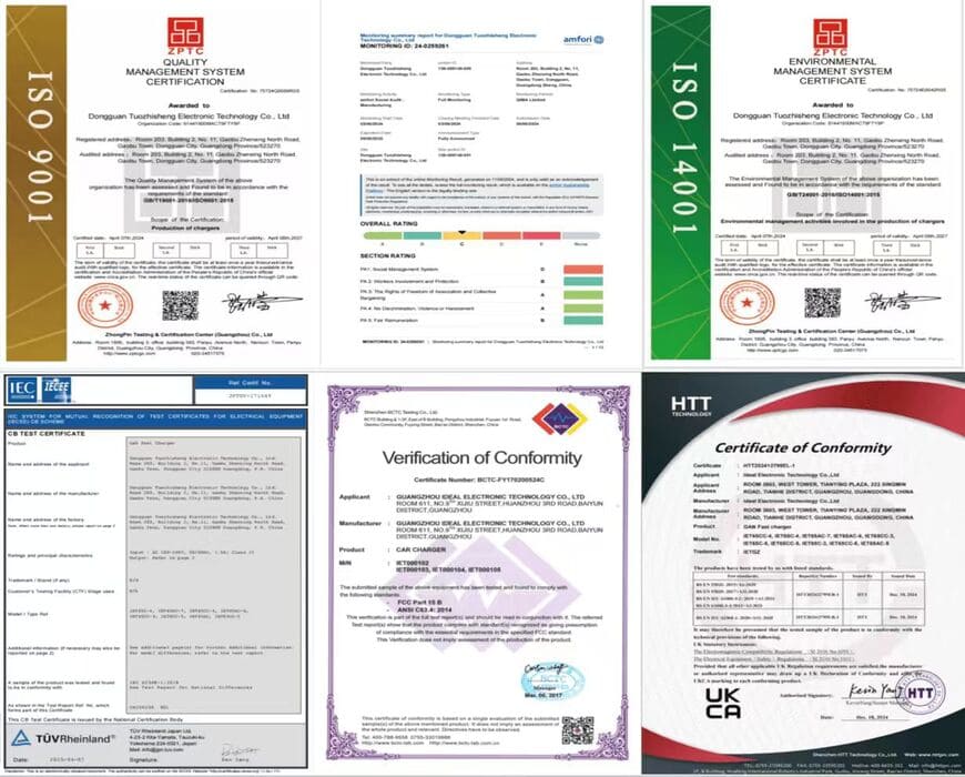 UK Certifications